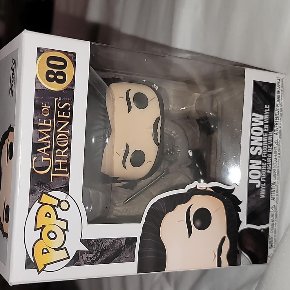 Official Funko Pop Game of Thrones 80 Jon Snow S8 Vinyl Figure Figurine